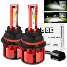 For 2003-2004 Mitsubishi Outlander Front 9007 LED Headlight Bulbs 6000K White 2X picture