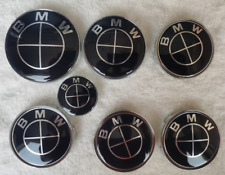 7PCS For BMW 50th Anniversary Steering Wheel Hood Truck Emblem Centre Caps Badge picture