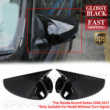 For Honda Accord 2/4 DR Sedan 2008-2017 Glossy Black Rear View Mirror Cover Trim picture