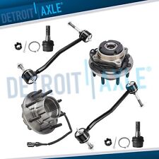 4x4 Front Wheel Bearings Sway Bar Upper Ball Joint for F-250 F-350 SD SRW W/ABS picture