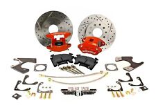 Universal GM 10/12 Bolt Rear Disc Conversion w/ Red Wilwood Calipers picture