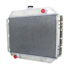 433 4 Rows Aluminum Radiator for 1966-1979 Ford F100 F150 F250 F350 Bronco Truck picture