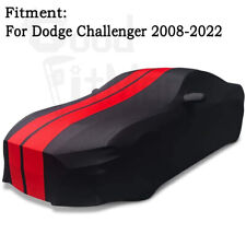 For Dodge Challenger 2008-2022 Satin Stretch Indoor Full Car Cover Dust Protect picture