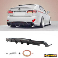 For 06-13 Lexus IS350 IS250 Rear Diffuser DMR Style Bumper Lip Black Urethane picture
