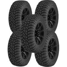(QTY 5) 35x12.50R15LT General Grabber X3 113Q LRC Black Wall Tires picture