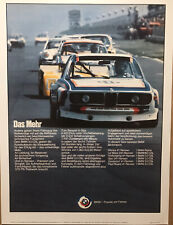 BMW 3.0 CSL Racing Licensed Reprint.  Car Poster One Only Own It picture
