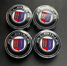 Wheel Center Caps of Emblem/Badge for BMW Alpina Hubcaps 68MM SET OF 4 picture