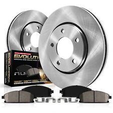 Powerstop KOE4702 2-Wheel Set Brake Disc and Pad Kits Rear for Volvo V60 S60 S80 picture
