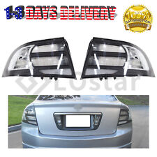 Rear LH & RH Black Housing Clear Lens Tail Light Cover Fits 2004-2008 Acura TL picture