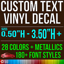 Custom Vinyl Lettering Text Transfer Decal Car Truck Boat Trailer Doors Window picture