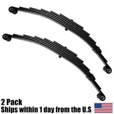 2PK Trailer Leaf Spring 6 Leaf Double Eye 3500lbs for 7000 lbs Axle - 20029 picture