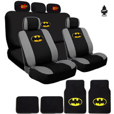 New Batman Car Seat Covers Floor Mats BAM logo Set For  Subaru picture