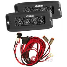 Rigid Industries® SR-Q Pro Midnight LED Spot Diffused Flush Mount Lights Pair picture