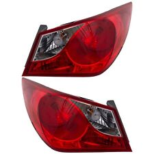 Pair Tail Light for 2011-2014 Hyundai Sonata LH RH Outer Body Mounted picture