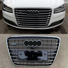 W12 Style Chrome ring Strip Front bumper Grille For Audi A8 S8 D4 2011-2013 picture
