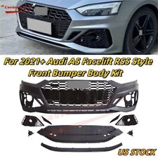 New RS5 Style For 2021 2022 2023 Audi A5 Facelift Front Bumper Body Kit +Grille picture