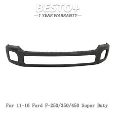 Fit For 11-16 Ford F-250 F-350 F-450 Super Duty Car Metal Dark Gray Front Bumper picture