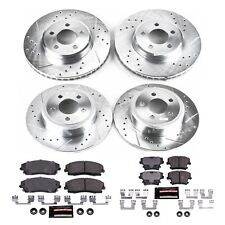 Powerstop K1715-High Performance Brake Pads & Rotor Kit-Front & Rear picture