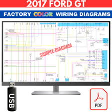 2017 Ford GT Complete Color Electrical Wiring Diagram Manual USB picture