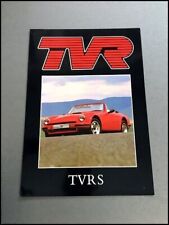 1988 1989 1990 TVR S Convertible Original Car Sales Brochure Folder picture