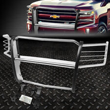 FOR 14-18 CHEVY SILVERADO 1500 STAINLESS STEEL FRONT BUMPER GRILLE BRUSH GUARD picture