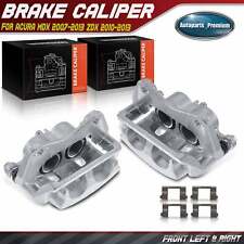 2PCS Brake Caliper with Bracket for Acura MDX 07-13 ZDX 10-13 Front Left & Right picture