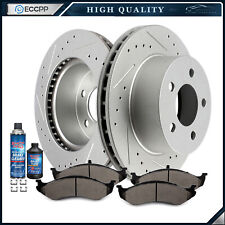 Front Ceramic Brake Pads And Rotors For Jeep Wrangler Jeep Cherokee 1990-1999 picture