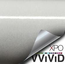 VVivid Xpo Gloss Metallic Sparkle White Vinyl Car Wrap Film | V223 picture