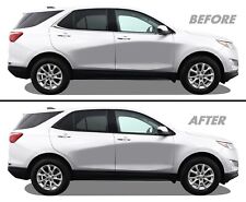 Chrome Delete Blackout Vinyl Overlay for 2018-22 Chevy Equinox Window Trim picture