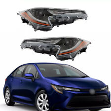 For 2023 2024 Toyota Corolla L LE Base LED Headlight Assembly Left Right Pair 2p picture