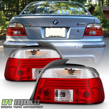 1997 1998 1999 2000 BMW E39 528i 540i M5 Red Clear Tail Lights Lamps Left+Right picture