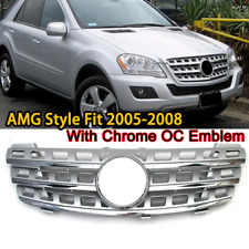 Grille Grill W/Emblem For 2005-2008 Mercedes W164 ML350 ML320 ML63 ML500 ML550 picture