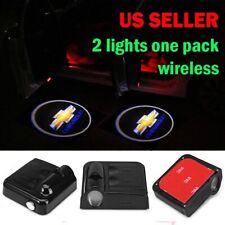 2x Wireless CHEVROLET Ghost Shadow Projector Logo LED Courtesy Door Step picture