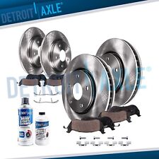288mm Front & 245mm Rear Brake Rotors + Ceramic Pads for Audi A6 VW Passat 2WD picture