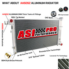 4 Row Aluminum Radiator Fits 1994 95-2002 Dodge Ram 1500 2500 3500 5.2l 5.9L ASI picture
