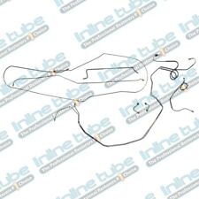 1958-61 Chevrolet Impala Complete Power Disc Brake Conversion Line Kit Stainless picture