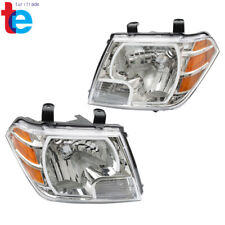 For 2009-2020 Frontier Truck Headlights Headlamps Chrome Replacement Left+Right picture
