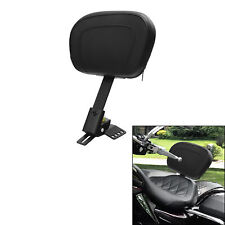 Plug-In Driver Rider Backrest Pad Fit For Harley Touring Road Street Glide 97-24 picture