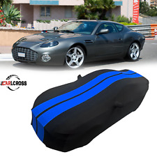 For Aston Martin DB7 Blue black Full Car Cover Satin Stretch Indoor Dust Proof picture