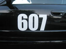 6 Custom Magnetic SCCA Solo Autocross Autox Numbers picture