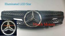 Mercedes R230 SL500 SL600 SL55 2003 Grille Grill Illuminated LED Chrome Star ✅ ✅ picture