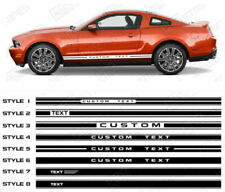 Ford Mustang 2005-2023 Side Rocker Panel Stripes Decals (Choose Color) picture