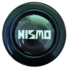NISMO Old Logo Black x White JDM Horn Button for SPARCO OMP MOMO NARDI steering picture