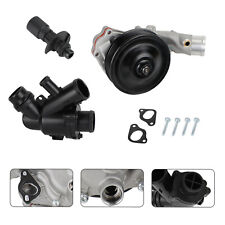 Water Pump w/ Bolts Gaskets Connector + Thermostat For Jaguar Land Rover V8 5.0L picture