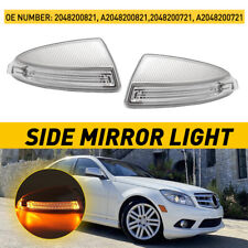 Pair Door Mirror Turn Signal Light Fits Mercedes Benz C250 C300 C350 C63 2008-14 picture