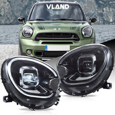VLAND Full LED Projector Headlights For 2010-2016 Mini Cooper Countryman R60 picture