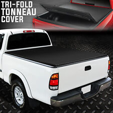 FOR 00-06 TOYOTA TUNDRA 6' BED TRI-FOLD ADJUSTABLE SOFT TOP TRUNK TONNEAU COVER picture