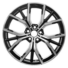 Refurbished Machined and Painted Gloss Black Aluminum Wheel 19 x 8 picture