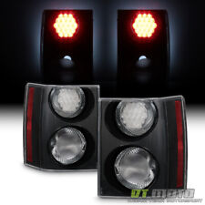 Pair(2) 2006-2009 Land Rover Range Rover HSE EURO Black/Clear LED Tail Lights picture