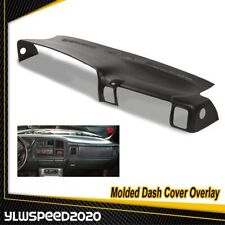 Molded Dash Cover Overlay Black Fit For 1999-2006 Silverado 1500 2500 Sierra New picture